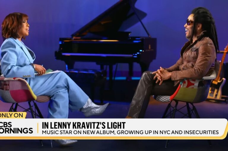 Gayle King tire sur Lenny Kravitz dans un moment d'interview virale