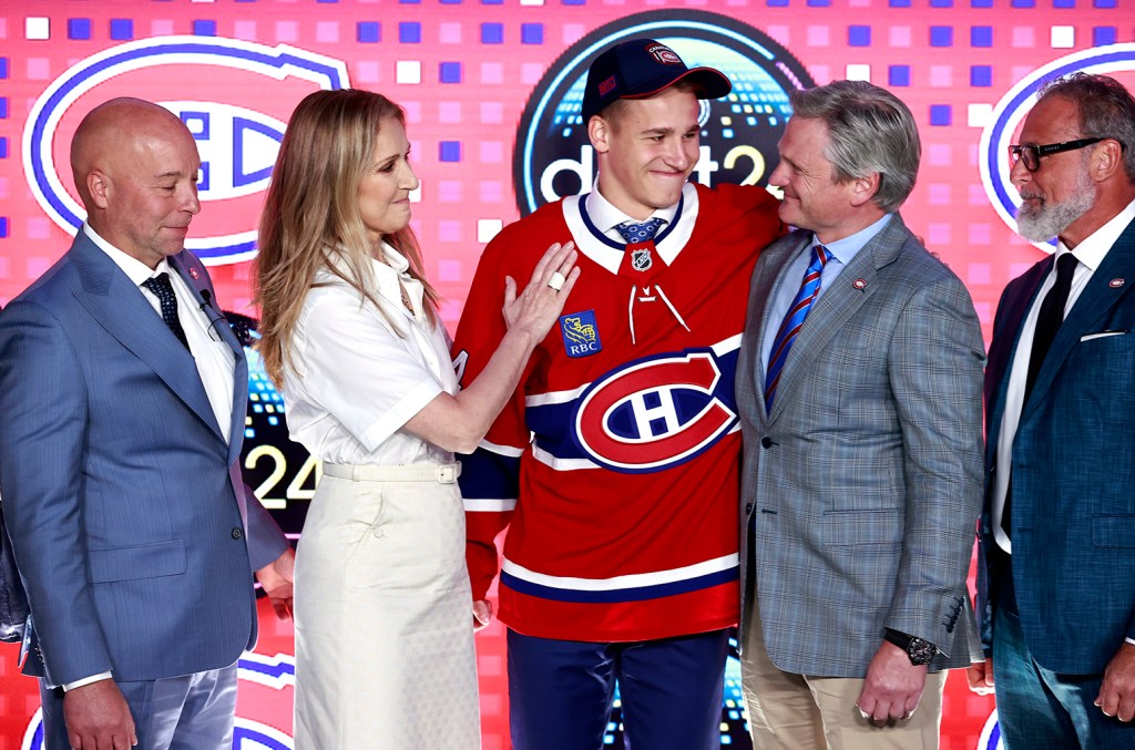 Céline Dion annonce le choix de première ronde des Canadiens de Montréal au repêchage 2024 de la LNH : « Comme un film »