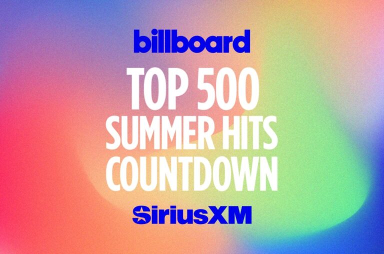 La chaîne d'engagement limitée « Billboard Top 500 Summer Hits Countdown » revient sur SiriusXM